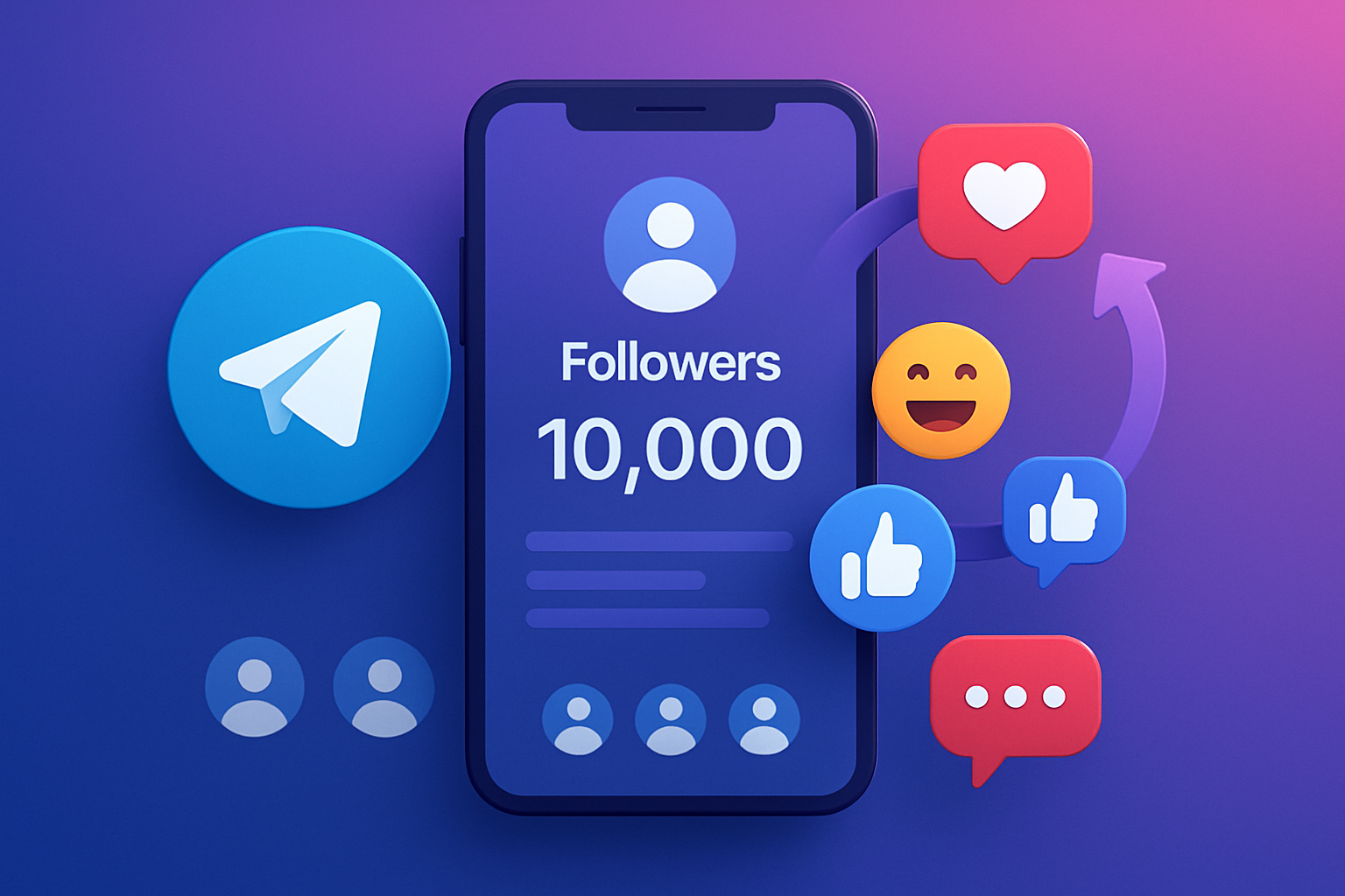 Comprar seguidores en Telegram con Story Boost Loop